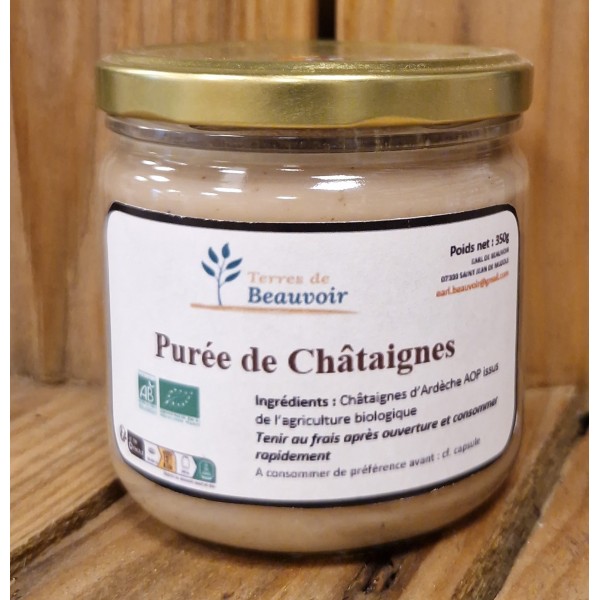 PUREE DE CHATAIGNES SANS SUCRE 350GR