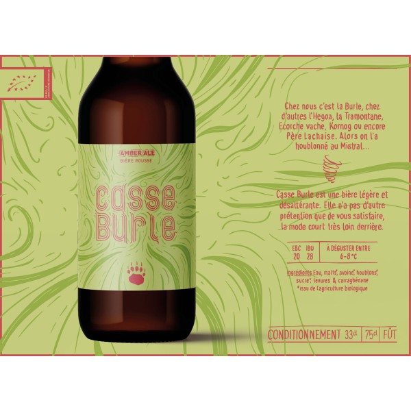 BIERE CASSE BURLE ( BRASSERIE...