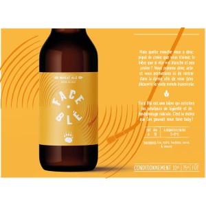 BIERE FACE BLÉ ( BRASSERIE...